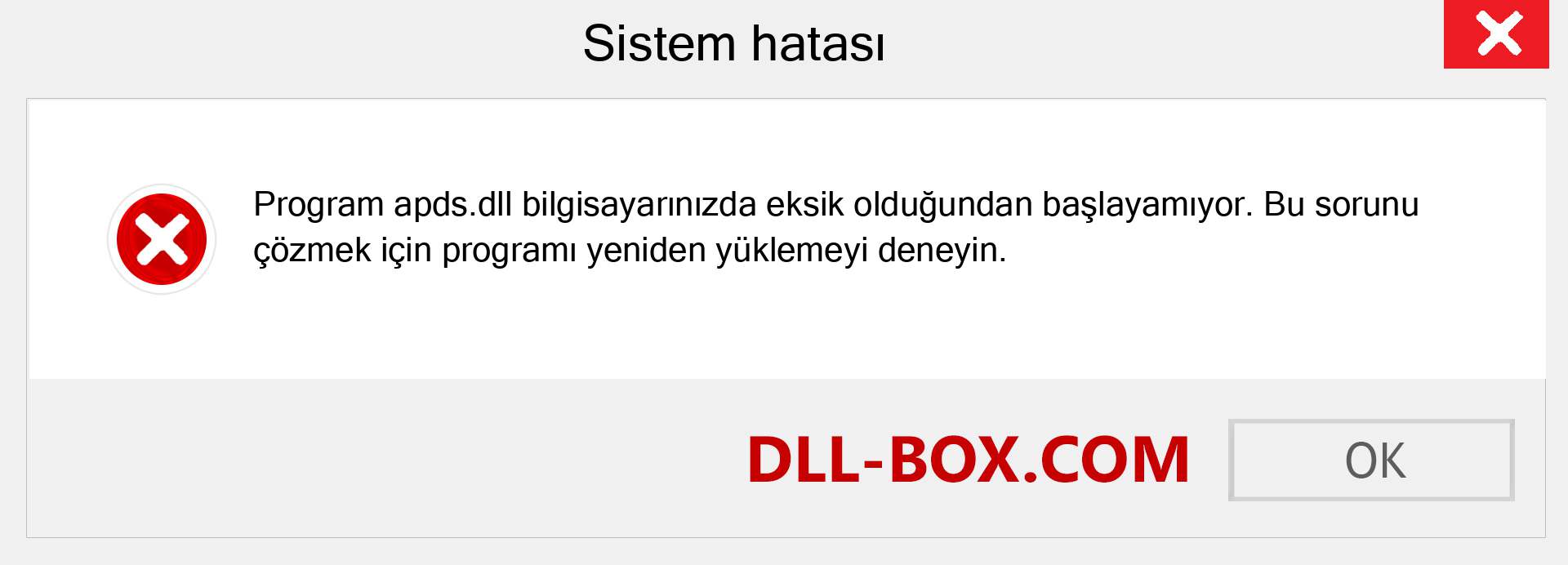 apds.dll dosyası eksik mi? Windows 7, 8, 10 için İndirin - Windows'ta apds dll Eksik Hatasını Düzeltin, fotoğraflar, resimler